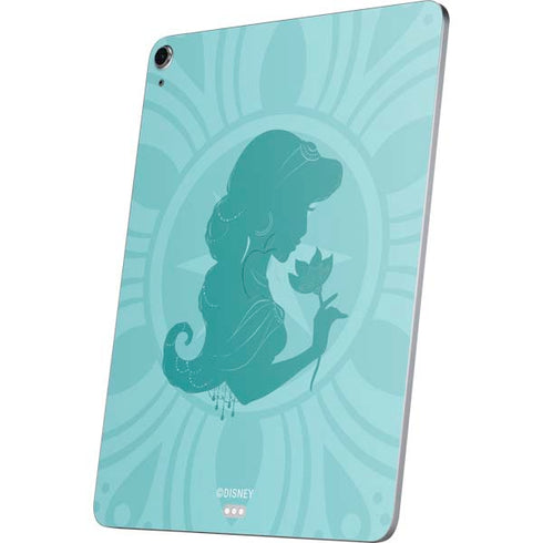 Disney Aladdin Princess Jasmine Silhouette Flower Apple iPad Air Skin