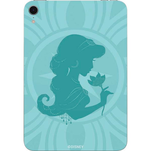 Disney Aladdin Princess Jasmine Silhouette Flower Apple iPad Mini Skin
