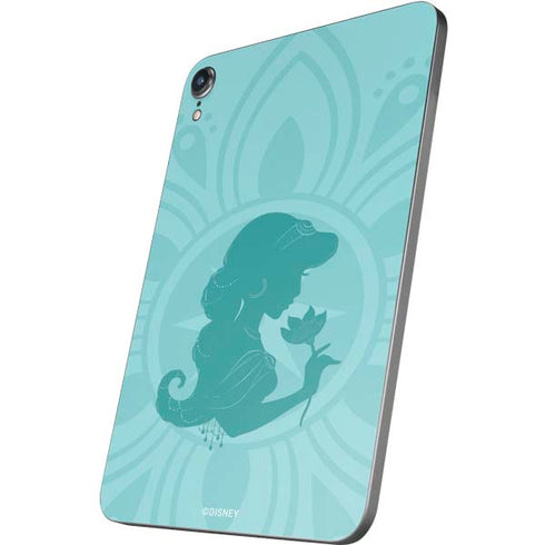 Disney Aladdin Princess Jasmine Silhouette Flower Apple iPad Mini Skin