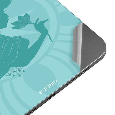 Disney Aladdin Princess Jasmine Silhouette Flower Apple iPad Mini Skin