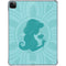 Disney Aladdin Princess Jasmine Silhouette Flower iPad Pro 11in (2024) Clear Case