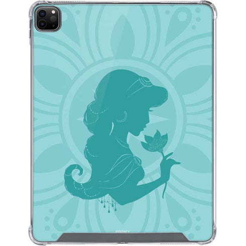 Disney Aladdin Princess Jasmine Silhouette Flower iPad Cases