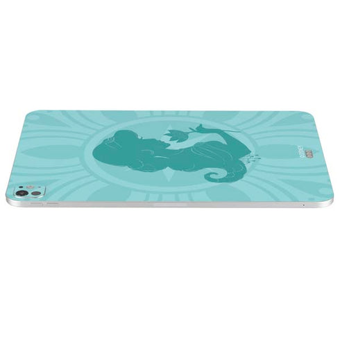 Disney Aladdin Princess Jasmine Silhouette Flower iPad Pro 13in M4 (2024) Skin