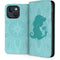 Disney Aladdin Princess Jasmine Silhouette Flower iPhone 14 Folio Case