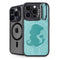 Disney Aladdin Princess Jasmine Silhouette Flower iPhone 14 Pro Kickstand Case