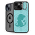 Disney Aladdin Princess Jasmine Silhouette Flower iPhone 15 Kickstand Case