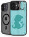 Disney Aladdin Princess Jasmine Silhouette Flower iPhone 16 Kickstand Case