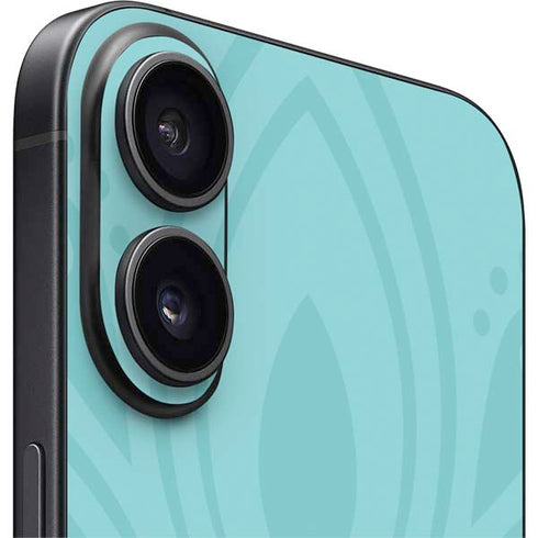 Disney Aladdin Princess Jasmine Silhouette Flower iPhone 16 Skin