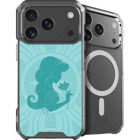 Disney Aladdin Princess Jasmine Silhouette Flower iPhone 18 Pro Max MagSafe Case