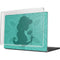 Disney Aladdin Princess Jasmine Silhouette Flower MacBook Pro 14in (2021-24) Case plus Skin