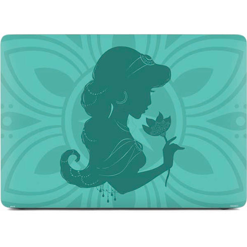 Disney Aladdin Princess Jasmine Silhouette Flower Apple MacBook Pro 16-inch Skin