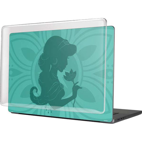 Disney Aladdin Princess Jasmine Silhouette Flower MacBook Cases