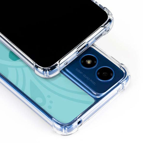Disney Aladdin Princess Jasmine Silhouette Flower Moto G Play 4G (2024) Clear Case