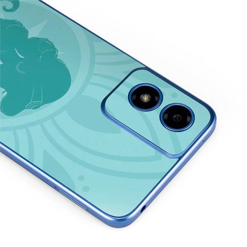 Disney Aladdin Princess Jasmine Silhouette Flower Moto G Play 4G (2024) Skin