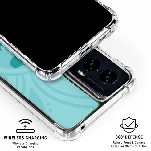Disney Aladdin Princess Jasmine Silhouette Flower Moto G Power 5G (2024) Clear Case
