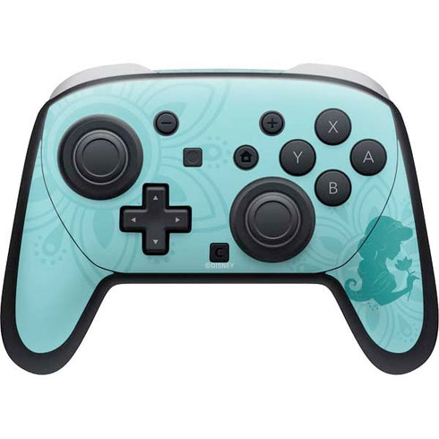 Disney Aladdin Princess Jasmine Silhouette Flower Nintendo Switch 2 (2025) Pro Controller Skin