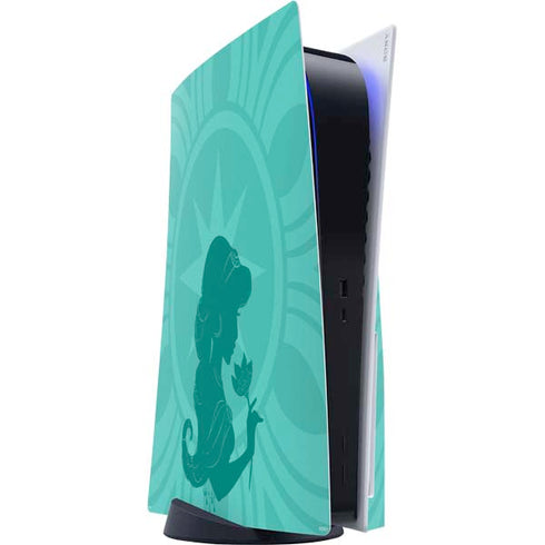 Disney Aladdin Princess Jasmine Silhouette Flower PlayStation PS5 Skins