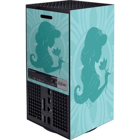Disney Aladdin Princess Jasmine Silhouette Flower Xbox Series X Bundle Skin