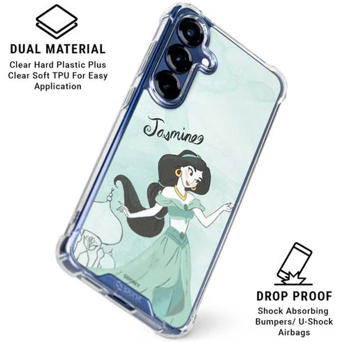 Disney Princess Jasmine Galaxy S25 Clear Case