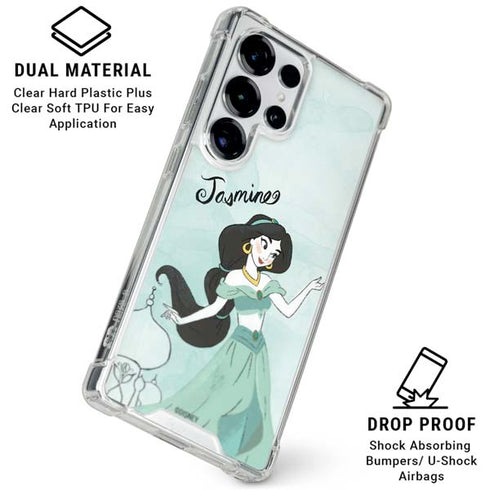 Disney Princess Jasmine Galaxy S26 Ultra Clear Case