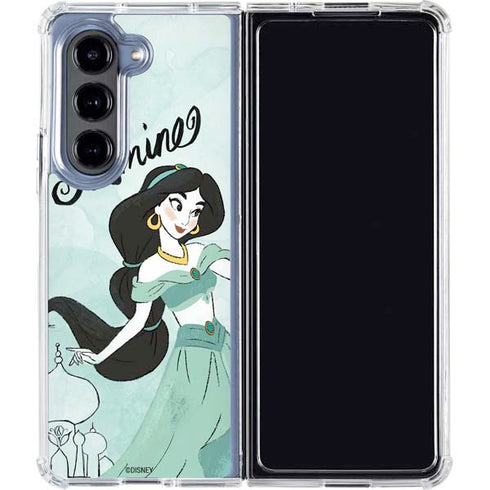 Disney Princess Jasmine Galaxy Z Fold5 5G Clear Case