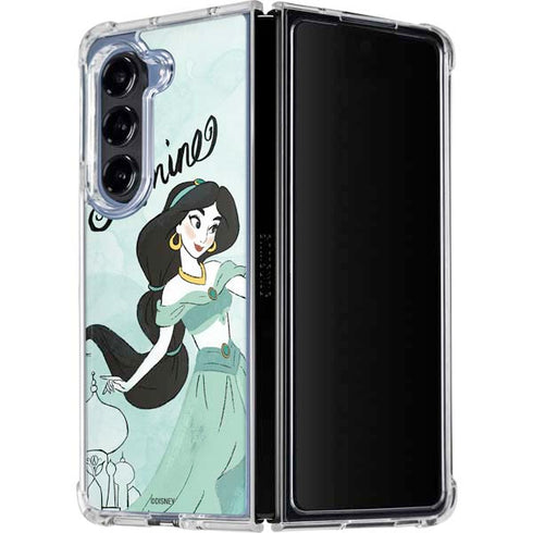 Disney Princess Jasmine Galaxy Z Fold5 5G Clear Case