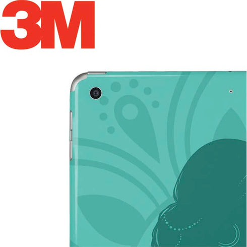 Disney Aladdin Princess Jasmine Silhouette Flower Apple iPad Skin