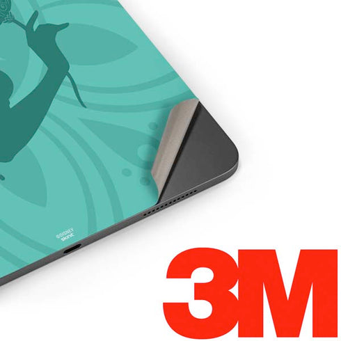 Disney Aladdin Princess Jasmine Silhouette Flower Apple iPad Pro Skin