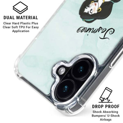 Disney Princess Jasmine iPhone 16 Clear Case