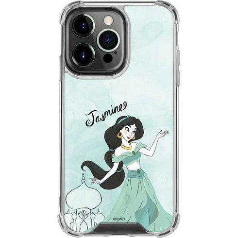 Disney Princess Jasmine iPhone 16 Pro Clear Case
