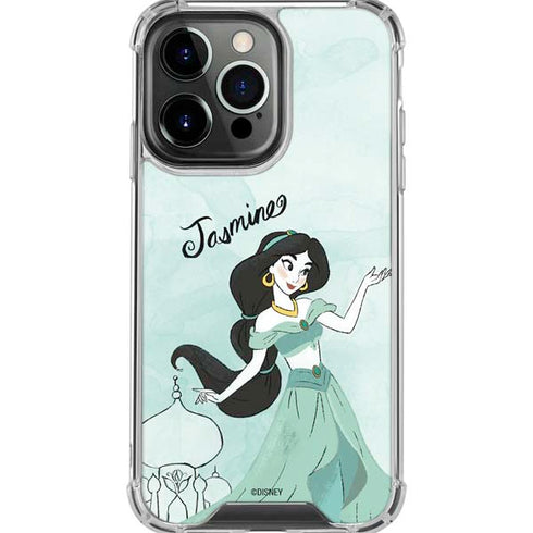 Disney Princess Jasmine iPhone 16 Pro Max Clear Case