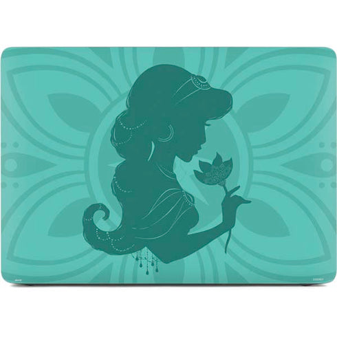 Disney Aladdin Princess Jasmine Silhouette Flower Apple MacBook Air Skin