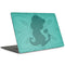 Disney Aladdin Princess Jasmine Silhouette Flower MacBook Skins
