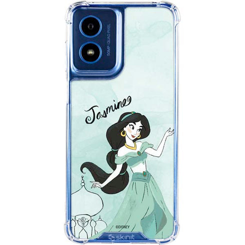 Disney Princess Jasmine Moto G Play 4G (2024) Clear Case