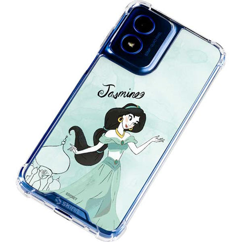 Disney Princess Jasmine Moto G Play 4G (2024) Clear Case