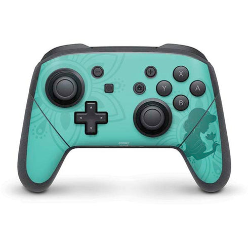 Disney Aladdin Princess Jasmine Silhouette Flower Nintendo Skins