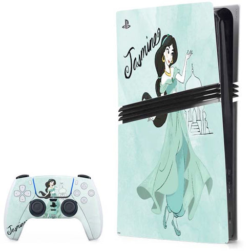 Disney Princess Jasmine PS5 Pro Bundle Skin