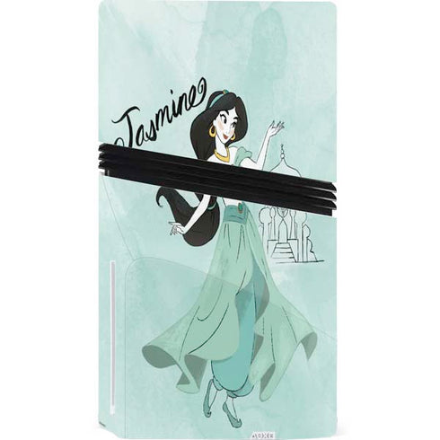 Disney Princess Jasmine PS5 Pro Disk Bundle Skin