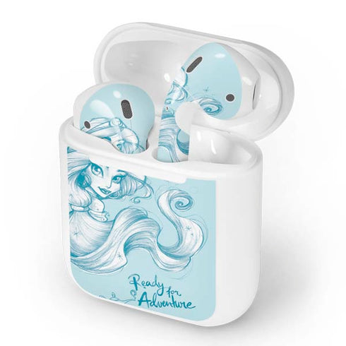 Disney Princess Jasmine Ready for Adventure Art Apple AirPods Skin