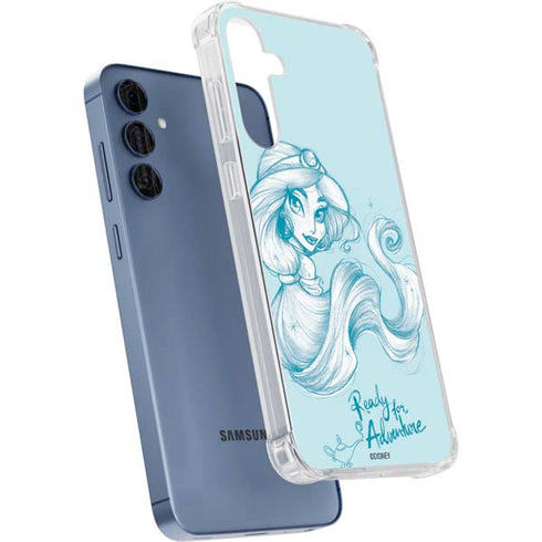 Disney Princess Jasmine Ready for Adventure Art Galaxy A55 5G Clear Case
