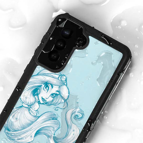 Disney Princess Jasmine Ready for Adventure Art Galaxy S24 Plus Waterproof Case