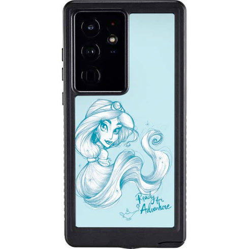 Disney Princess Jasmine Ready for Adventure Art Galaxy S24 Ultra Waterproof Case