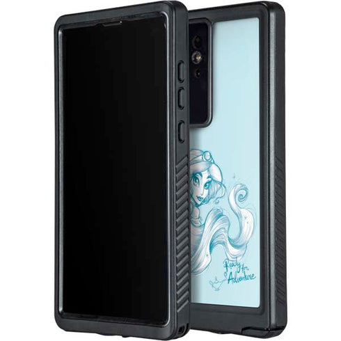 Disney Princess Jasmine Ready for Adventure Art Galaxy S24 Ultra Waterproof Case