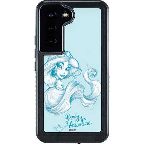 Disney Princess Jasmine Ready for Adventure Art Galaxy S24 Waterproof Case