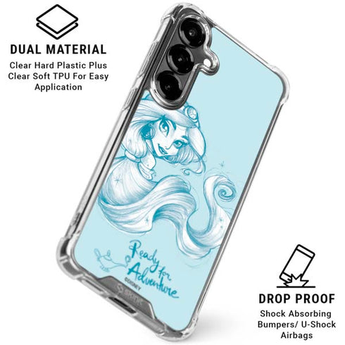 Disney Princess Jasmine Ready for Adventure Art Galaxy S26 Plus Clear Case