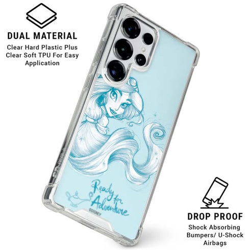 Disney Princess Jasmine Ready for Adventure Art Galaxy S26 Ultra Clear Case