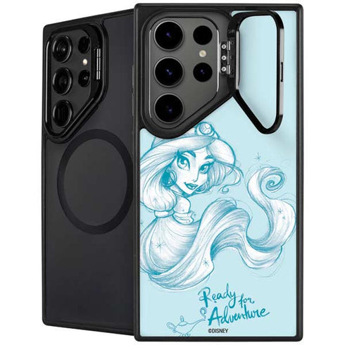 Disney Princess Jasmine Ready for Adventure Art Galaxy S26 Ultra Kickstand Case