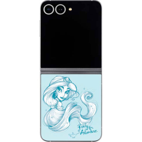 Disney Princess Jasmine Ready for Adventure Art Galaxy Z Flip6 Skin