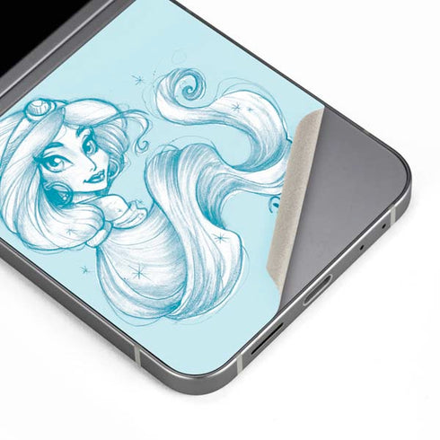 Disney Princess Jasmine Ready for Adventure Art Galaxy Z Flip6 Skin