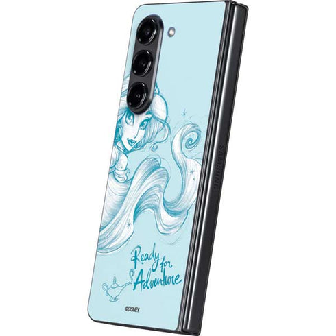 Disney Princess Jasmine Ready for Adventure Art Galaxy Z Fold5 5G Skin